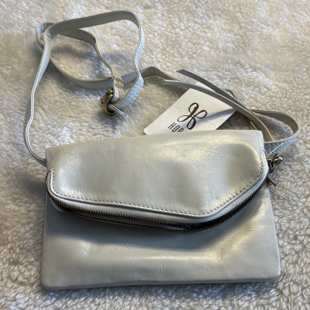 HOBO Light Gray Crossbody Bag